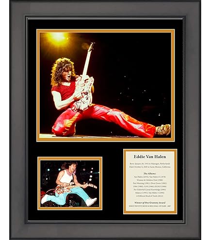 Amazon.com: veratwo Music Room Decoration - Signed Eddie Van Halen